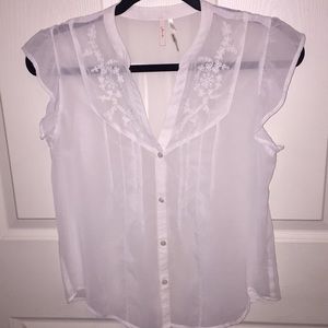 Sheer blouse